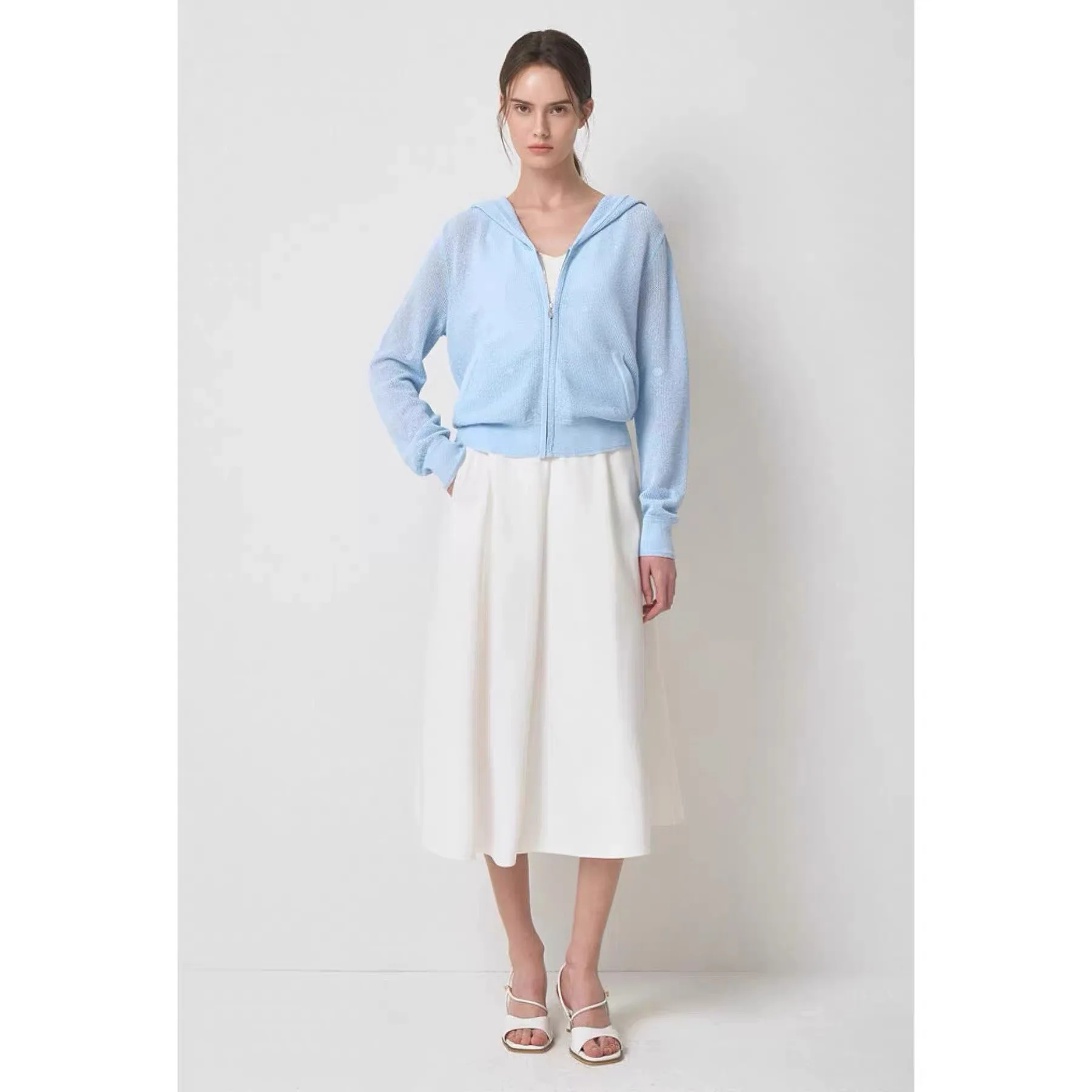Lemon Cheese Spring Casual Hooded Loose Hollow Versatile Slim Knitted Jacket Outerwear Women's Knitted Sweater Long Sleeve Zi...
Lemon Cheese Spring Casual Hooded Loose Hollow Versatile Slim Knitted Jacket Outerwear Women's Knitted Sweater Long Sleeve Zi...