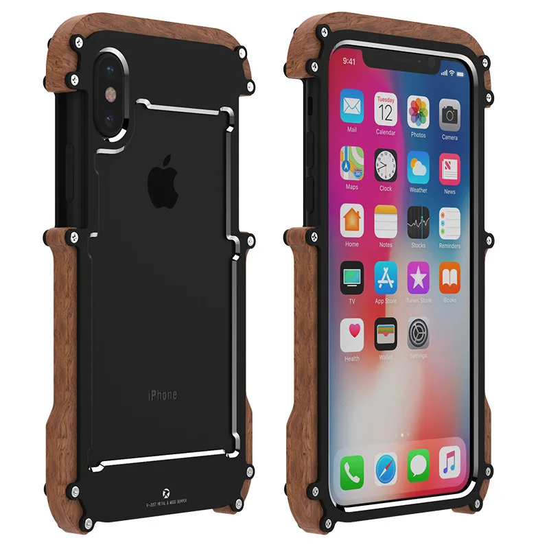 R-just Phone Cases For Iphone 16 15 14 Plus 13 12 Pro Max Luxury Hard Metal Aluminum Wood Protective Bumper Phone Case Cover
R-just Phone Cases For Iphone 16 15 14 Plus 13 12 Pro Max Luxury Hard Metal Aluminum Wood Protective Bumper Phone Case Cover