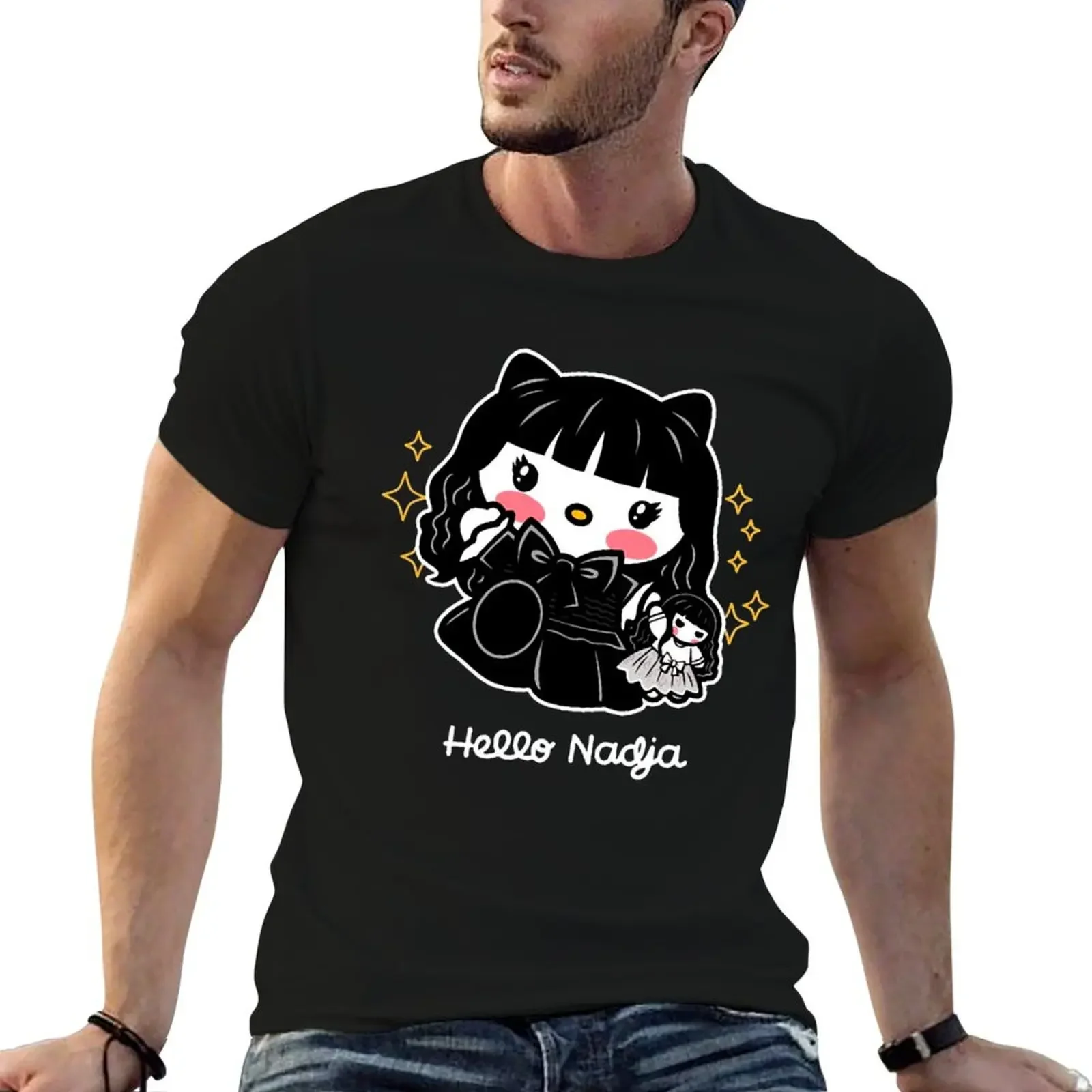 Hello Nadja, nadja doll T-Shirt Short sleeve tee summer clothes tee shirts for men
Hello Nadja, nadja doll T-Shirt Short sleeve tee summer clothes tee shirts for men