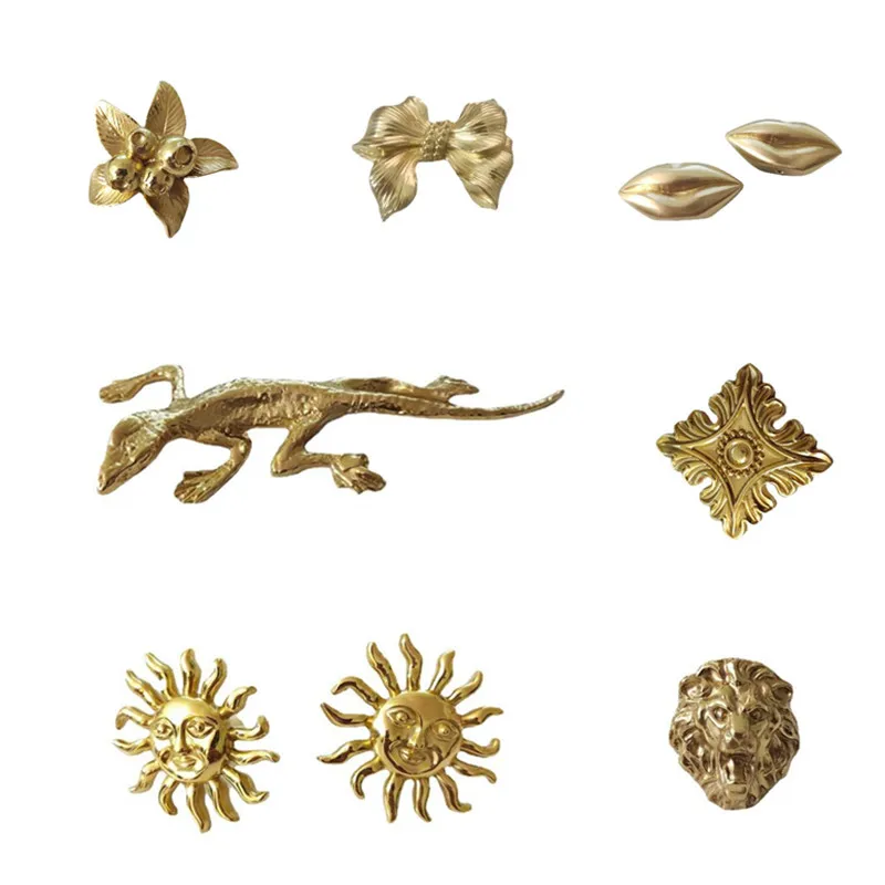Solid Brass Furniture Handle Door Knobs Animal Lizard Fish Snail Single Hole Handles for Cabinet Kitchen Cupboard Drawer Pulls
Solid Brass Furniture Handle Door Knobs Animal Lizard Fish Snail Single Hole Handles for Cabinet Kitchen Cupboard Drawer Pulls