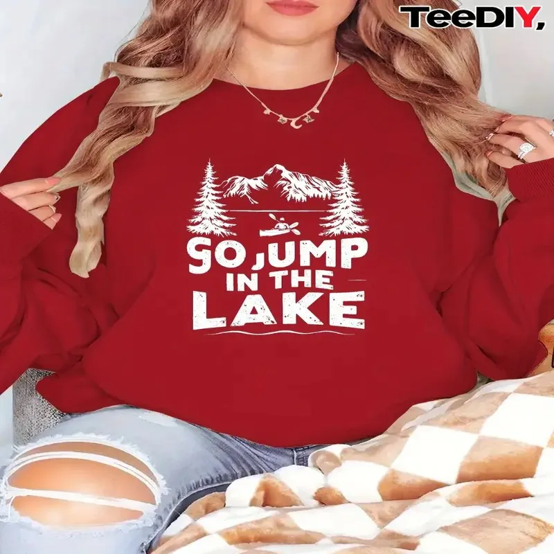 Осенне-зимняя женская толстовка больших размеров Go Jump In The Lake с текстом, уличная приключенческая одежда с круглым вырезом из чистого хлопка Y2k
Осенне-зимняя женская толстовка больших размеров Go Jump In The Lake с текстом, уличная приключенческая одежда с круглым вырезом из чистого хлопка Y2k