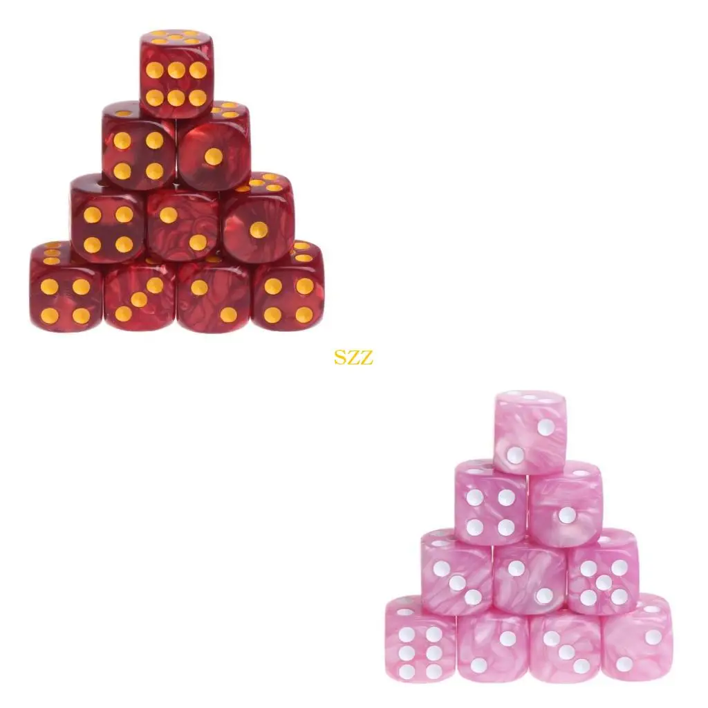 10шт/установленные акриловые многогранные кости для настольной игры TRPG
10шт/установленные акриловые многогранные кости для настольной игры TRPG