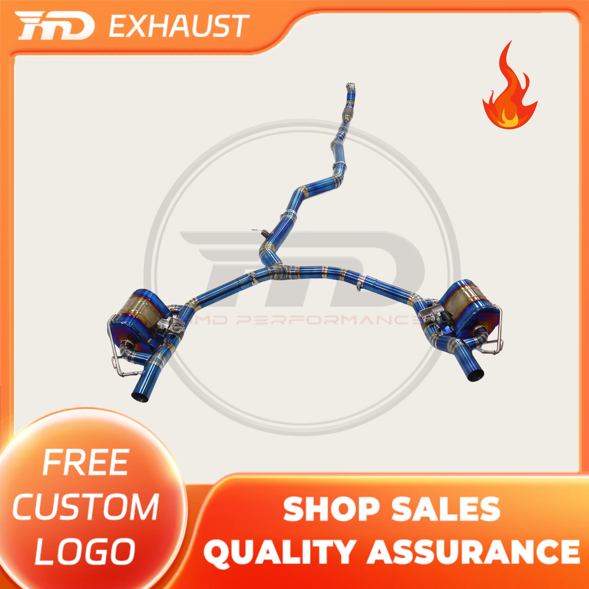 HMD Hot sale Exhaust System Titanium alloy Performance Catback for Mercedes Benz AMG E53 W213 3.0T Muffler With Valve
HMD Hot sale Exhaust System Titanium alloy Performance Catback for Mercedes Benz AMG E53 W213 3.0T Muffler With Valve