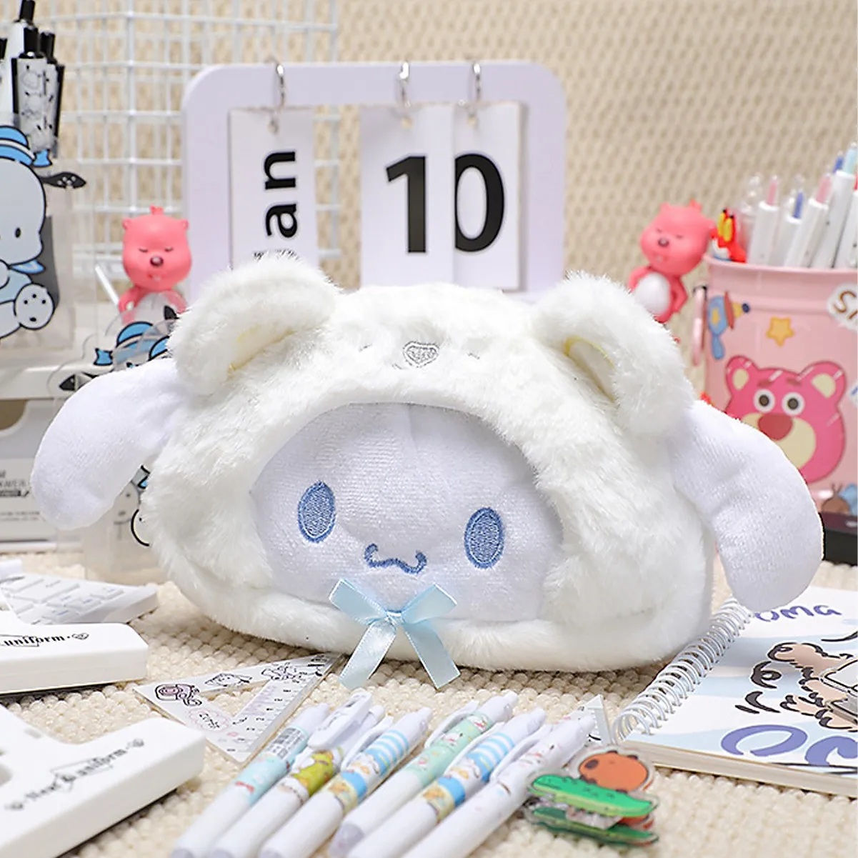 Sanrio Fashion Solid Color Hello Kitty Hello Kitty Large Capacity Pen Bag Meileti Stationery Storage Bag Yuguigou Pen Box
Sanrio Fashion Solid Color Hello Kitty Hello Kitty Large Capacity Pen Bag Meileti Stationery Storage Bag Yuguigou Pen Box