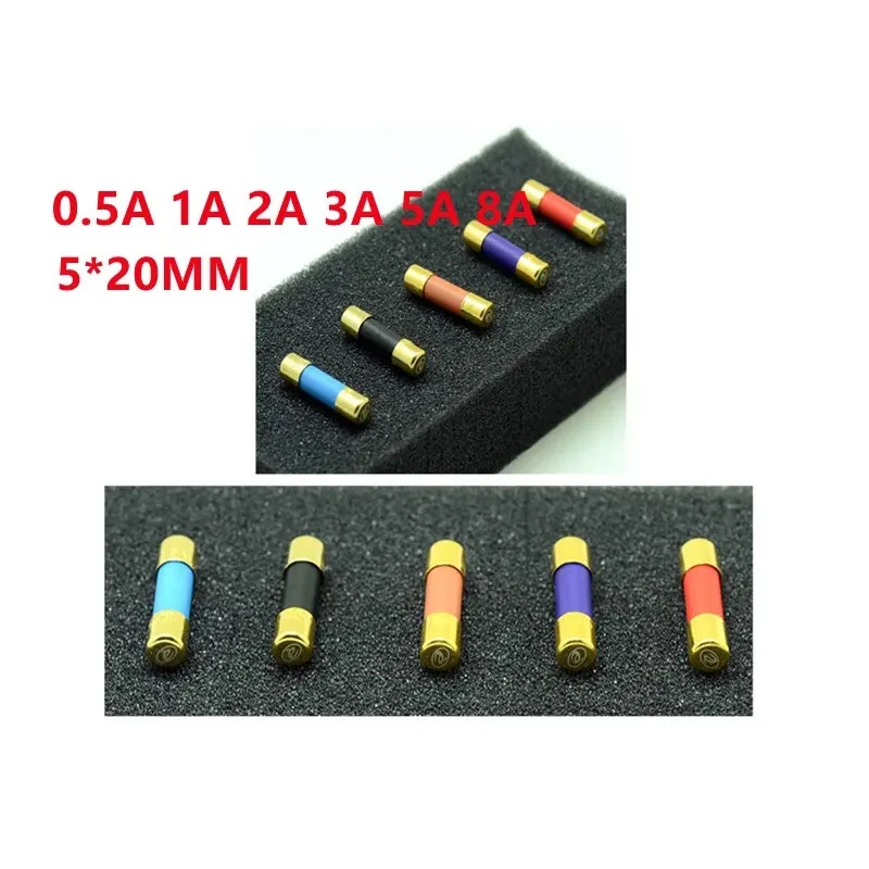 Nanoeutectic Alloy Ultra-high Polymer Audiophile Fuse Tube Sapphire Black Gold Red Gold Purple Gold 5 * 20mm
Nanoeutectic Alloy Ultra-high Polymer Audiophile Fuse Tube Sapphire Black Gold Red Gold Purple Gold 5 * 20mm
