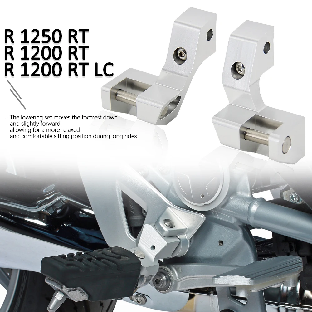 NEW R 1200 1250 RT Motorcycle Foot Peg Lowering Kits Passenger Footrest For BMW R1200RT 2005-2013 R1200RT LC 2014 - 2021 R1250RT
NEW R 1200 1250 RT Motorcycle Foot Peg Lowering Kits Passenger Footrest For BMW R1200RT 2005-2013 R1200RT LC 2014 - 2021 R1250RT