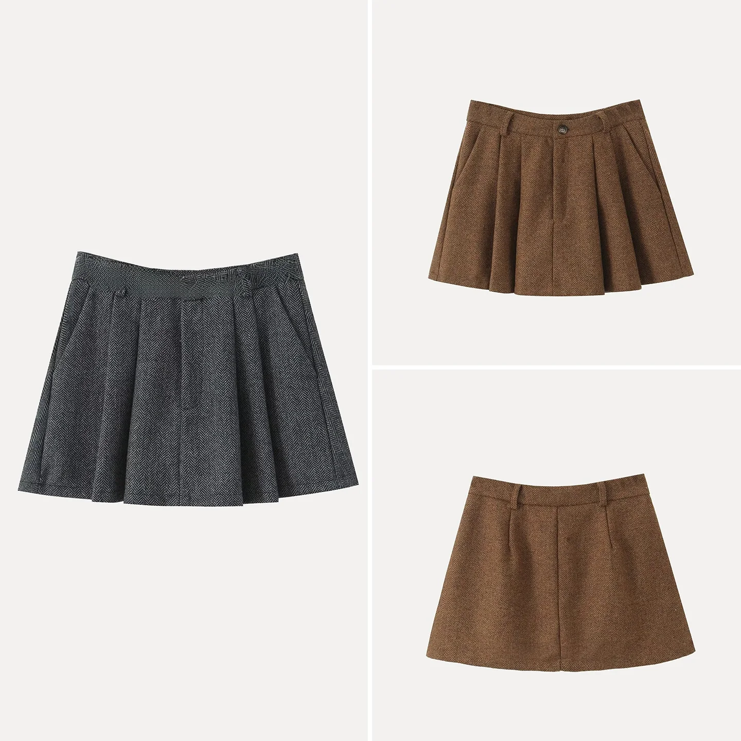 Модная женская юбка в клетку, новинка осени, шерстяная юбка-полусолнце А-силуэта для повседневной носки
Модная женская юбка в клетку, новинка осени, шерстяная юбка-полусолнце А-силуэта для повседневной носки