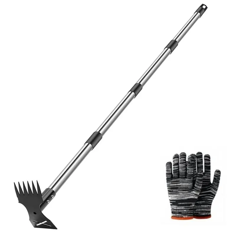 A25F-Stand Up Weeder Puller Tool Set With Dual Head Adjustable Metal Long Handle For Garden Lawn Yard With Work Gloves
A25F-Stand Up Weeder Puller Tool Set With Dual Head Adjustable Metal Long Handle For Garden Lawn Yard With Work Gloves