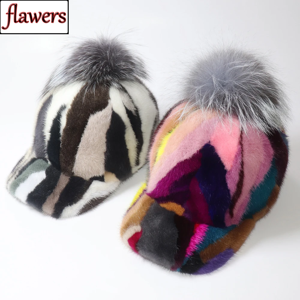 2024 New Arrival Girls Mink Fur Hat Fashion Winter Solid Knit Real Fur Baseball Hats Women Mink Fur Caps Fox Fur Pompoms Hats
2024 New Arrival Girls Mink Fur Hat Fashion Winter Solid Knit Real Fur Baseball Hats Women Mink Fur Caps Fox Fur Pompoms Hats