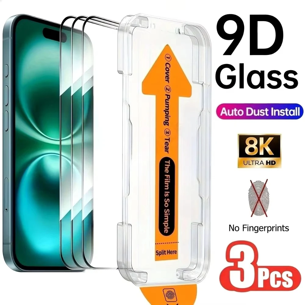 3PCS Oleophobic Coating Dust Free Install Tempered Glass For Samsung S26 Edge S25 S24 Ultra S23 S22 Plus FE Screen Protectors
3PCS Oleophobic Coating Dust Free Install Tempered Glass For Samsung S26 Edge S25 S24 Ultra S23 S22 Plus FE Screen Protectors