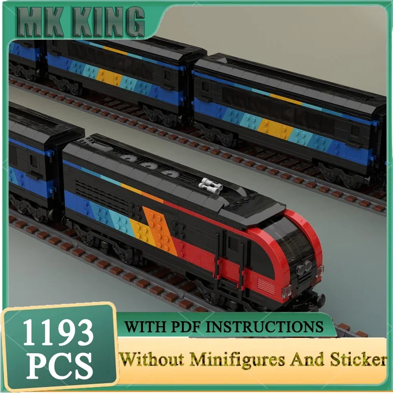 Rainbow Locomotive Model Moc Building Blocks Railway Train Model Technology Brick DIY Assembly Construction Toy Holiday Gifts
Rainbow Locomotive Model Moc Building Blocks Railway Train Model Technology Brick DIY Assembly Construction Toy Holiday Gifts