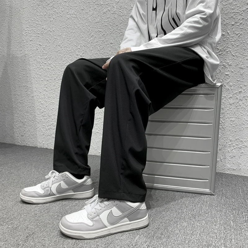 Мужские летние тонкие брюки свободного кроя в уличном стиле, модные брендовые повседневные брюки INS, весенне-осенние спортивные стильные длинные брюки прямого кроя
Мужские летние тонкие брюки свободного кроя в уличном стиле, модные брендовые повседневные брюки INS, весенне-осенние спортивные стильные длинные брюки прямого кроя