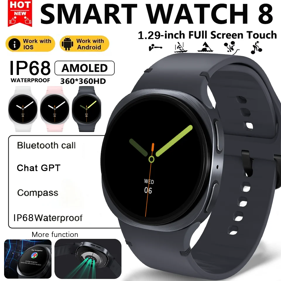 2025 Watch GPS Track Smart Watches For Men Women Sport Heart Rate Bluetooth Call NFC IP68 Waterproof Compass Smartwatch 8 Mini
2025 Watch GPS Track Smart Watches For Men Women Sport Heart Rate Bluetooth Call NFC IP68 Waterproof Compass Smartwatch 8 Mini