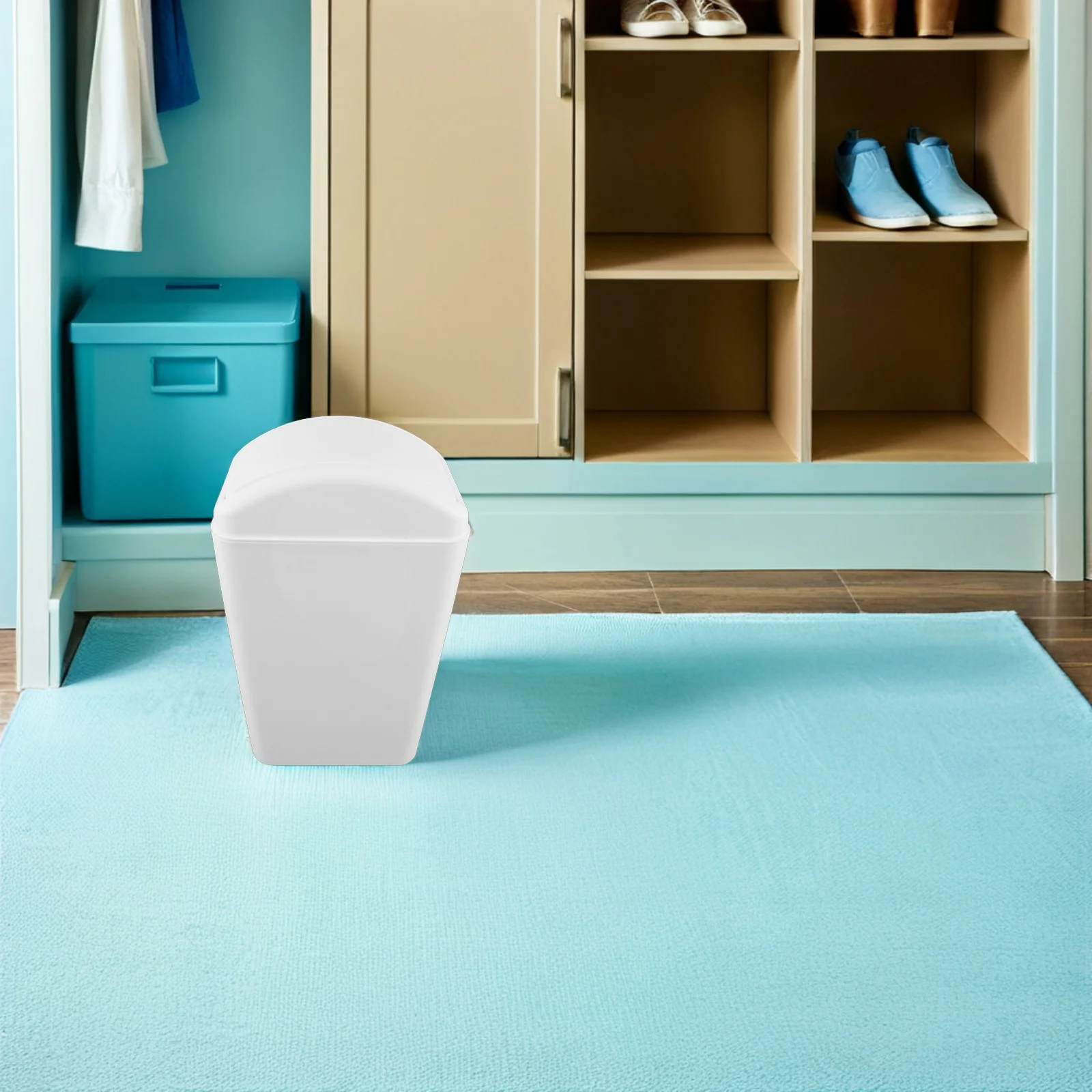 Shake Lid Trash Can Garbage for Bedroom Covered Counter Indoor Cans Kitchen Food Office
Shake Lid Trash Can Garbage for Bedroom Covered Counter Indoor Cans Kitchen Food Office