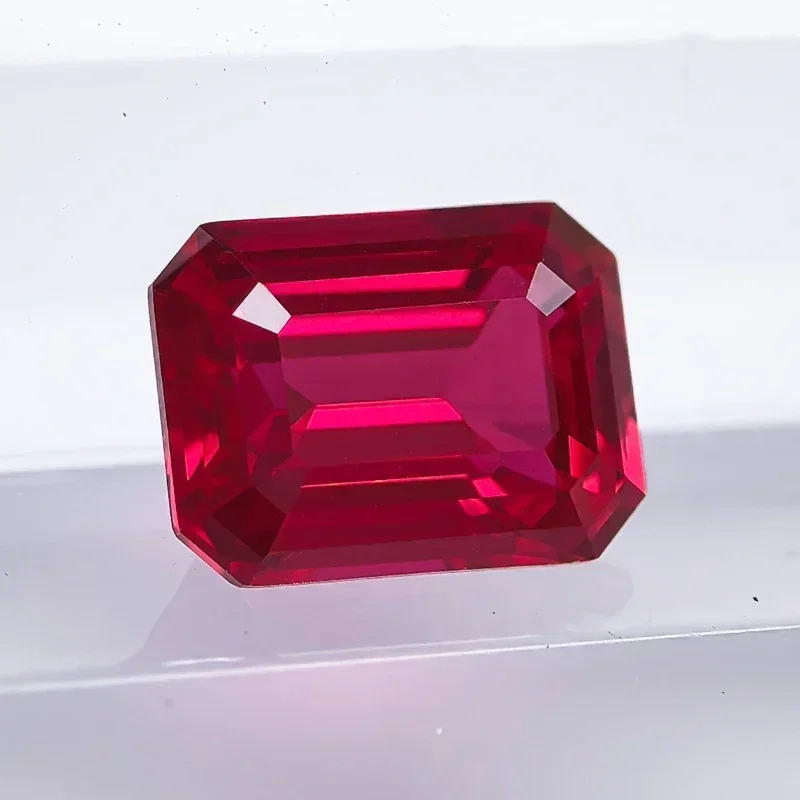 Lab Grown Ruby Red Color Emerald Cut Charms Gemstone Jewelry DIY Ring Necklace Earrings Main Materials with Certificate
Lab Grown Ruby Red Color Emerald Cut Charms Gemstone Jewelry DIY Ring Necklace Earrings Main Materials with Certificate