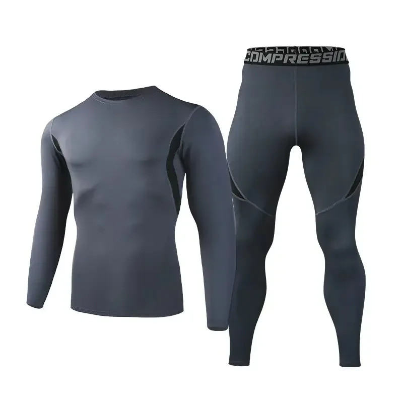 2 pieces men's training set, compression suit elastic, fitness gym exercise, moisture absorption and perspiration flexible
2 pieces men's training set, compression suit elastic, fitness gym exercise, moisture absorption and perspiration flexible