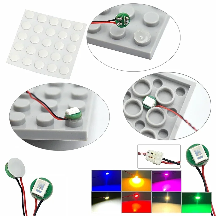 Flash Lamp City Street Light Bricks DIY 0.8mm Pin 1x1 1x2 1x4 Length 50cm SMD LED 2835 Remote Control Building Block
Flash Lamp City Street Light Bricks DIY 0.8mm Pin 1x1 1x2 1x4 Length 50cm SMD LED 2835 Remote Control Building Block
