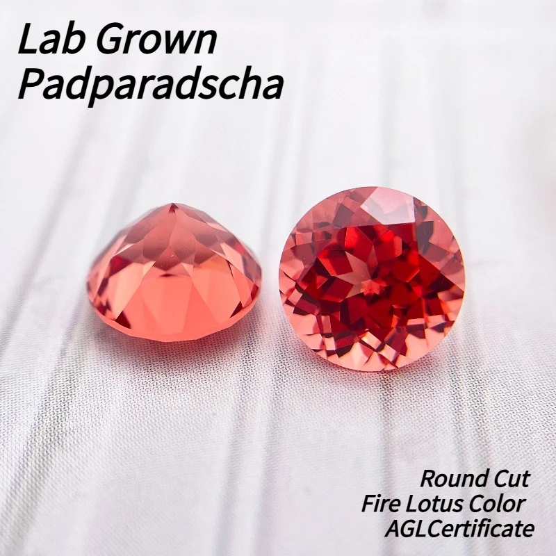 Lab Grown Padparadscha Round Cut Fire Lotus Color Gemstone for Jewelry Setting Lab Sapphire Synthetic Selectable Certificate
Lab Grown Padparadscha Round Cut Fire Lotus Color Gemstone for Jewelry Setting Lab Sapphire Synthetic Selectable Certificate