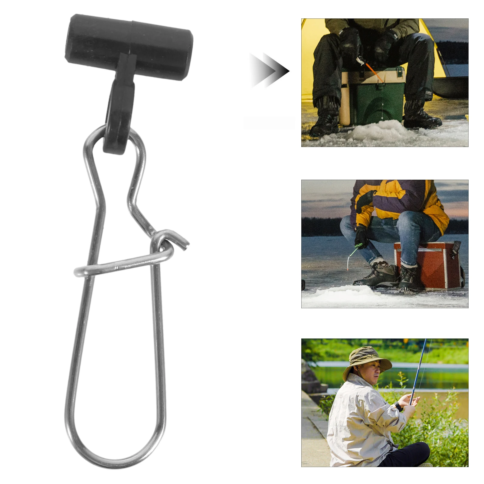 30Pcs Fishing Snaps Duo Lock Snap Clips Wear Resistant Stainless Steel Sturdy Small Portable Outdoor Fishing Accessories
30Pcs Fishing Snaps Duo Lock Snap Clips Wear Resistant Stainless Steel Sturdy Small Portable Outdoor Fishing Accessories