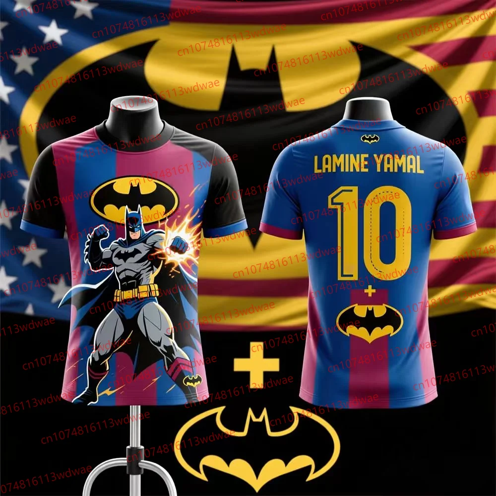 Spain Football Training Clothes Lamine Yamal 10 Football Jersey Batman Football Jersey Super Hero Barca Special Edition Jersey
Spain Football Training Clothes Lamine Yamal 10 Football Jersey Batman Football Jersey Super Hero Barca Special Edition Jersey