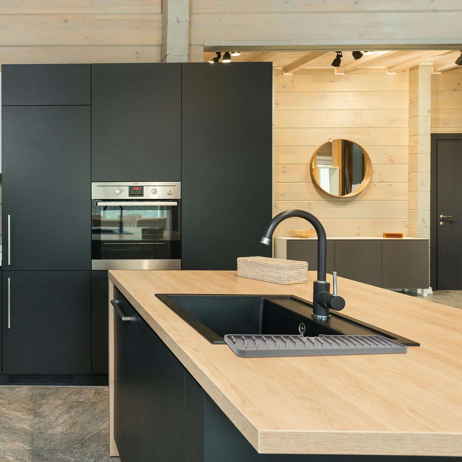 Silicone Kitchen Sink Faucets Draining Mat Long Strip Nonslip Drainage Design Sink Protector Faucet Sponge Holder
Silicone Kitchen Sink Faucets Draining Mat Long Strip Nonslip Drainage Design Sink Protector Faucet Sponge Holder