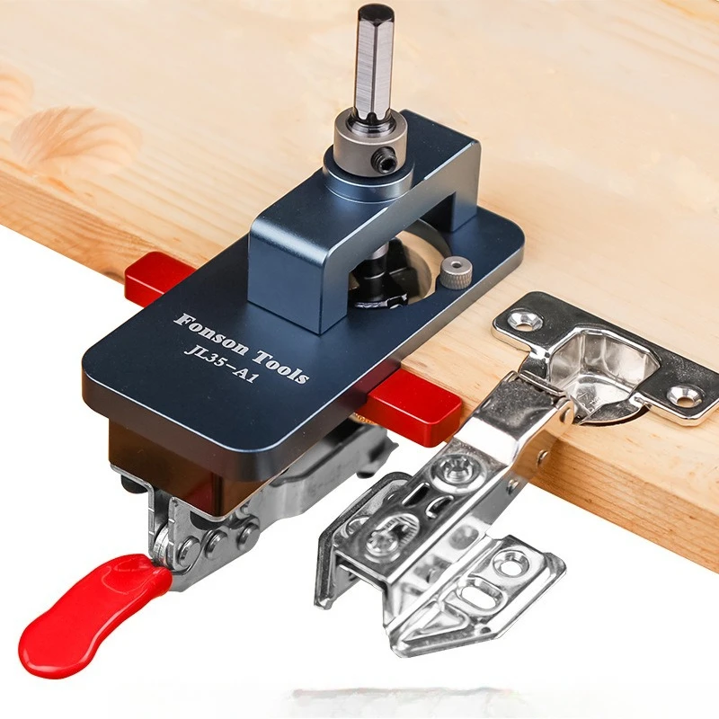 Woodworking 35MM hinge opener 26MM door panel hinge positioner cabinet panel furniture drilling
Woodworking 35MM hinge opener 26MM door panel hinge positioner cabinet panel furniture drilling