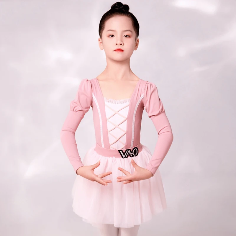 2025 Latin Dance Girl Costume Pink Long Sleeve Latin Dance Leotard Children Ballet Rumba Performance Clothing Dancewear AMY1482
2025 Latin Dance Girl Costume Pink Long Sleeve Latin Dance Leotard Children Ballet Rumba Performance Clothing Dancewear AMY1482