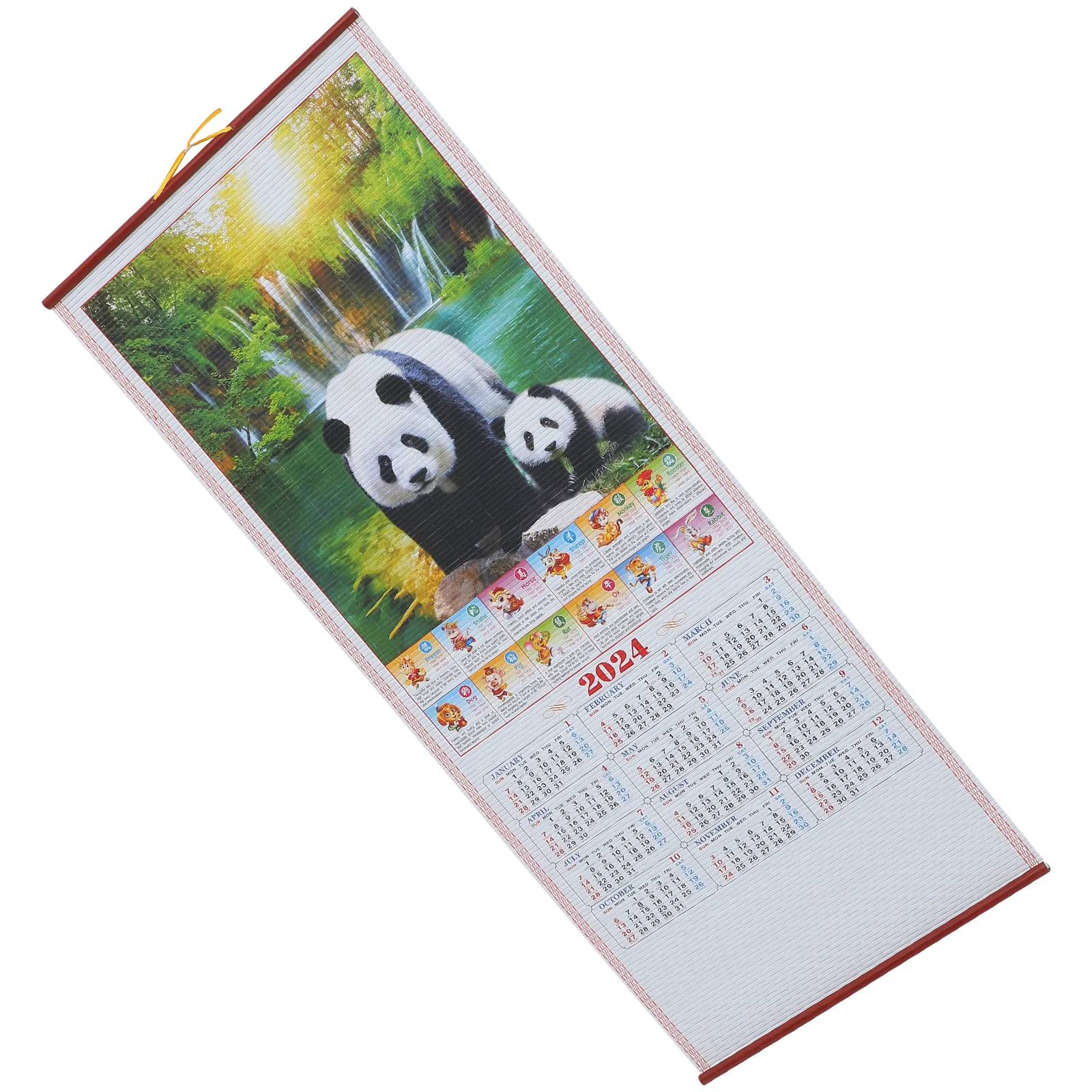 Hanging Scroll Calendar Monthly Home Decorative Chinese Style for Dragon Year Office
Hanging Scroll Calendar Monthly Home Decorative Chinese Style for Dragon Year Office