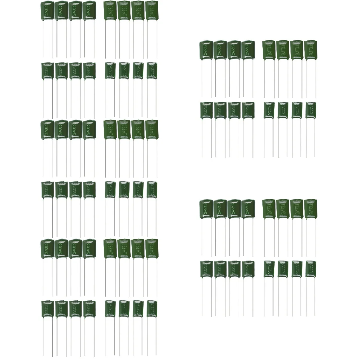 5pcs 5 Pack Capacitor Assortment Electric Guitar Capacitors for Guitars Bass Green Tone
5pcs 5 Pack Capacitor Assortment Electric Guitar Capacitors for Guitars Bass Green Tone