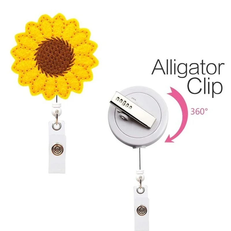 Sunflower Bee Name Badge Reel for Doctor Nurse Retractable Staff ID Tag Work Card Accessories Clip Certificate Card Reels
Sunflower Bee Name Badge Reel for Doctor Nurse Retractable Staff ID Tag Work Card Accessories Clip Certificate Card Reels