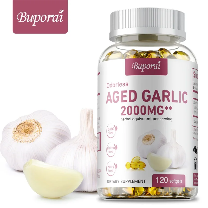 Odorless Aged Garlic - Supports Heart Health, Supports Respiratory and Immune Health, Cleansing and Detoxification
Odorless Aged Garlic - Supports Heart Health, Supports Respiratory and Immune Health, Cleansing and Detoxification