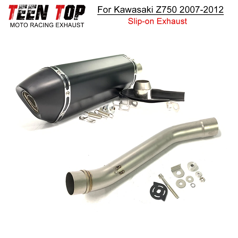 Motorcycle Z750 Slip-on Exhaust Motorcycle Escape Stainless Steel Silencieux For KAWASAKI Z750 2007-2012 Middle Pipe Muffler
Motorcycle Z750 Slip-on Exhaust Motorcycle Escape Stainless Steel Silencieux For KAWASAKI Z750 2007-2012 Middle Pipe Muffler