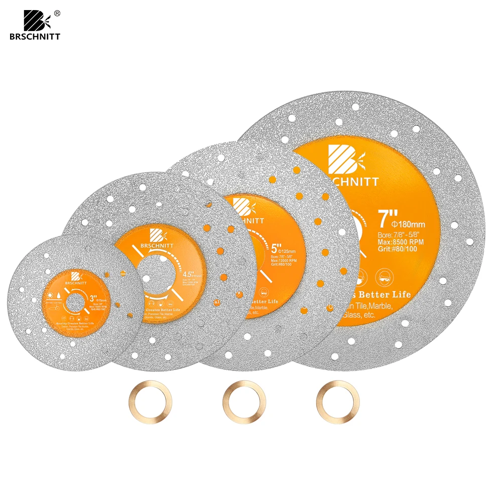 BRSCHNITT Ultra-Thin Cutting Disc Grinding 1pc Rock Saw Blade Marble Porcelain Tile Glass Multi Hole Cutter Cut Plate
BRSCHNITT Ultra-Thin Cutting Disc Grinding 1pc Rock Saw Blade Marble Porcelain Tile Glass Multi Hole Cutter Cut Plate