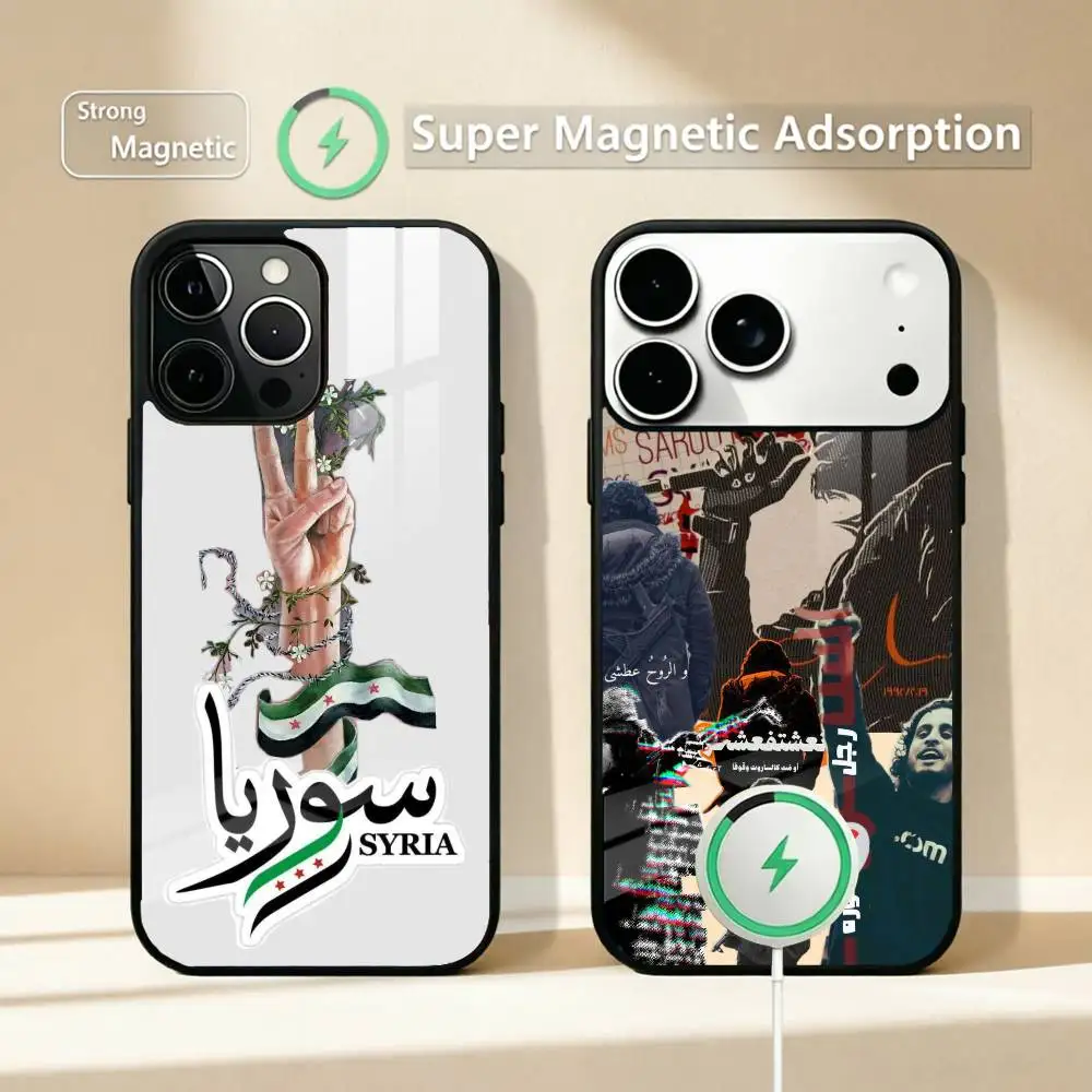 S-Syria Syrian Flag Peace Art Phone Case For iPhone17,16,15,14,13,12,11 Plus,Pro Allows magnetic wireless charging
S-Syria Syrian Flag Peace Art Phone Case For iPhone17,16,15,14,13,12,11 Plus,Pro Allows magnetic wireless charging