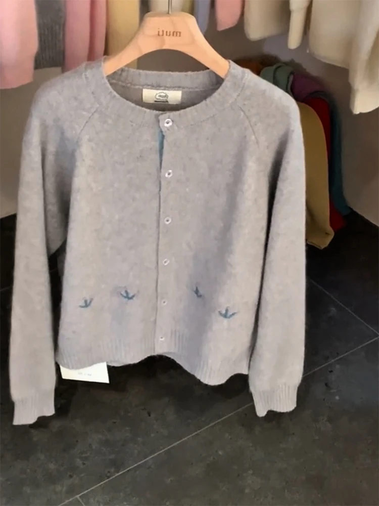 Korean Sle Soft Cozy round Ne Knitted Open Cardigan Autumn Winter New Arrival plus Size Ele Agel Versatile Top
Korean Sle Soft Cozy round Ne Knitted Open Cardigan Autumn Winter New Arrival plus Size Ele Agel Versatile Top