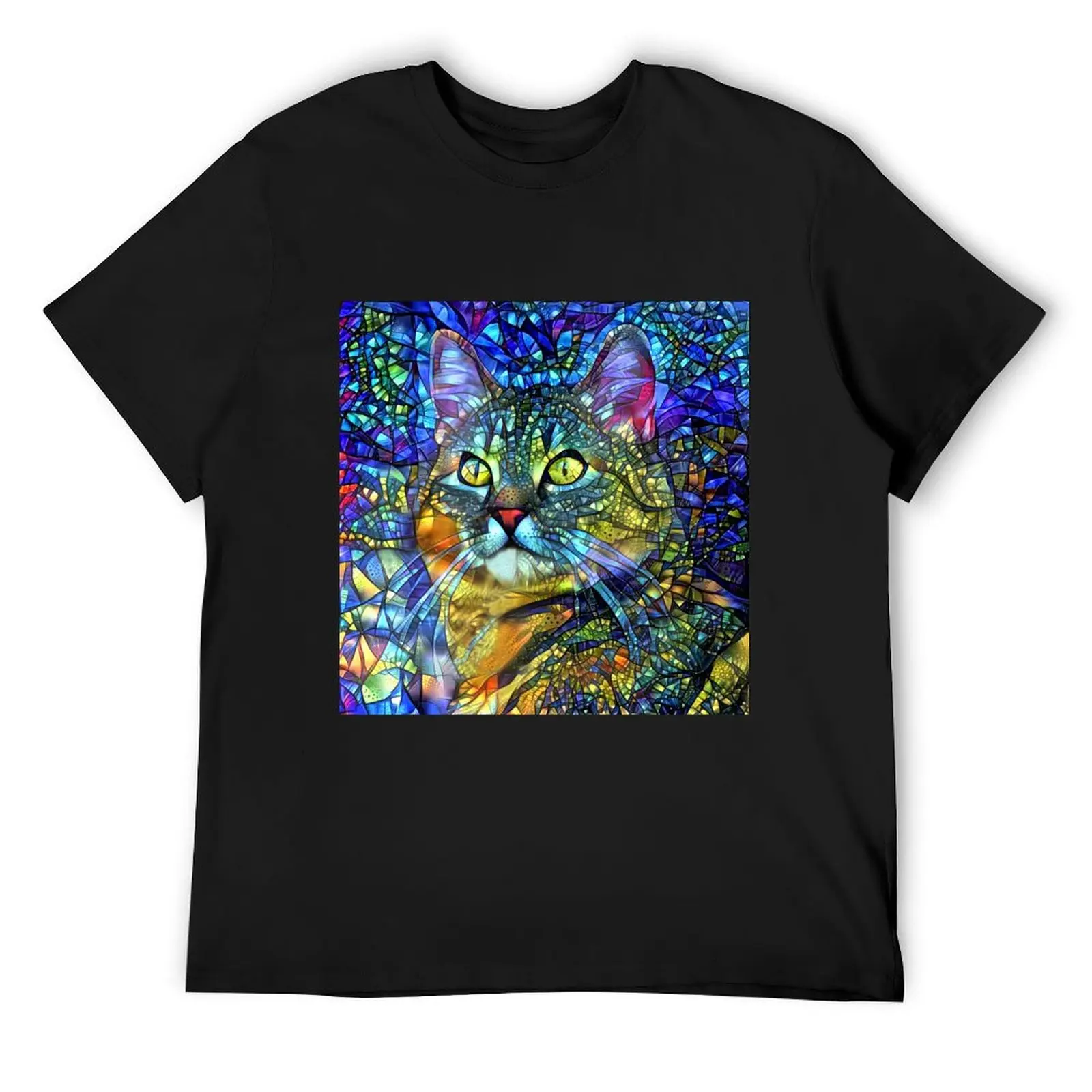 Monet the Stained Glass Cat T-Shirt plus size tops plus size clothes Anime t-shirt mens t shirt graphic
Monet the Stained Glass Cat T-Shirt plus size tops plus size clothes Anime t-shirt mens t shirt graphic