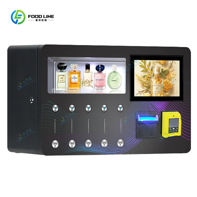 Customized Perfume Vending Machine Dispenser Touchscreen Perfume Spraying Vending Machine Professional Operation System Sale
Customized Perfume Vending Machine Dispenser Touchscreen Perfume Spraying Vending Machine Professional Operation System Sale