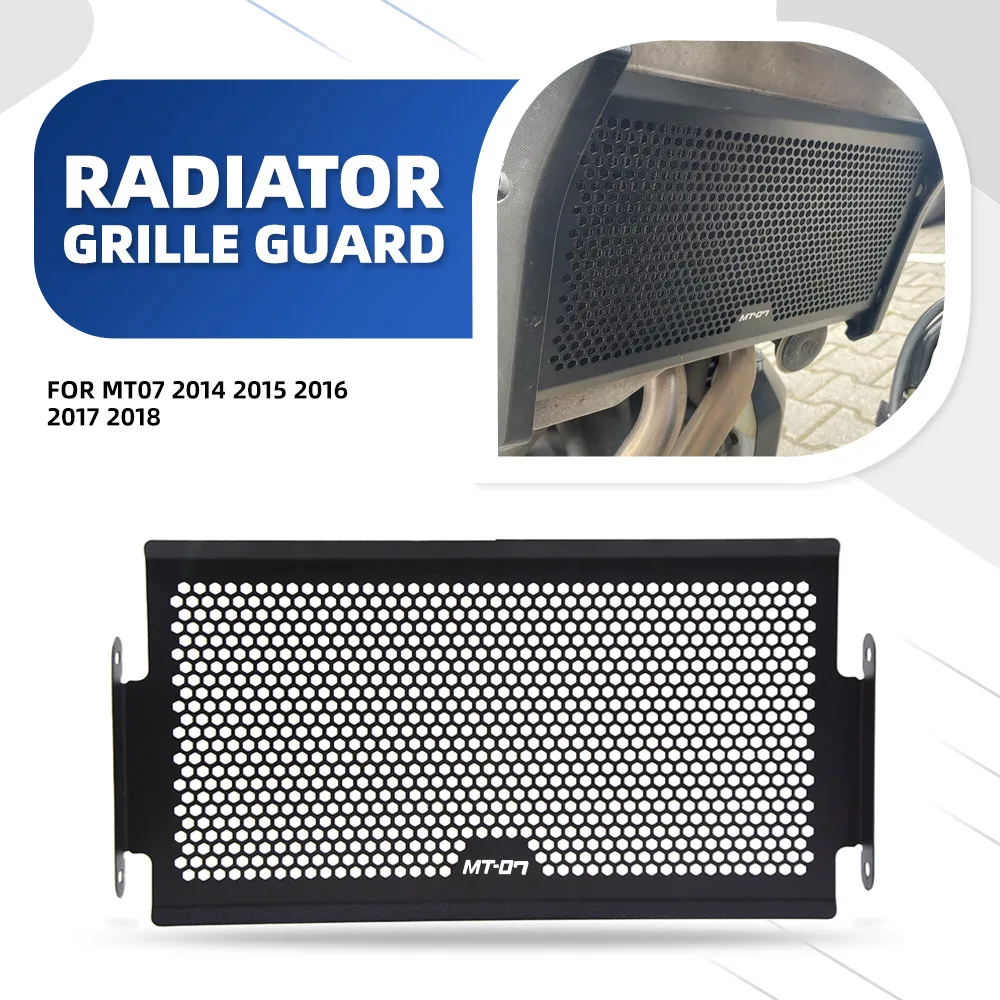 FOR Yamaha MT07 2014 2015 2016 2017 2018 Radiator Grill Guard Cover Protection Motorcycle Accessories FZ-07 mt-07 fz-07 XSR700
FOR Yamaha MT07 2014 2015 2016 2017 2018 Radiator Grill Guard Cover Protection Motorcycle Accessories FZ-07 mt-07 fz-07 XSR700