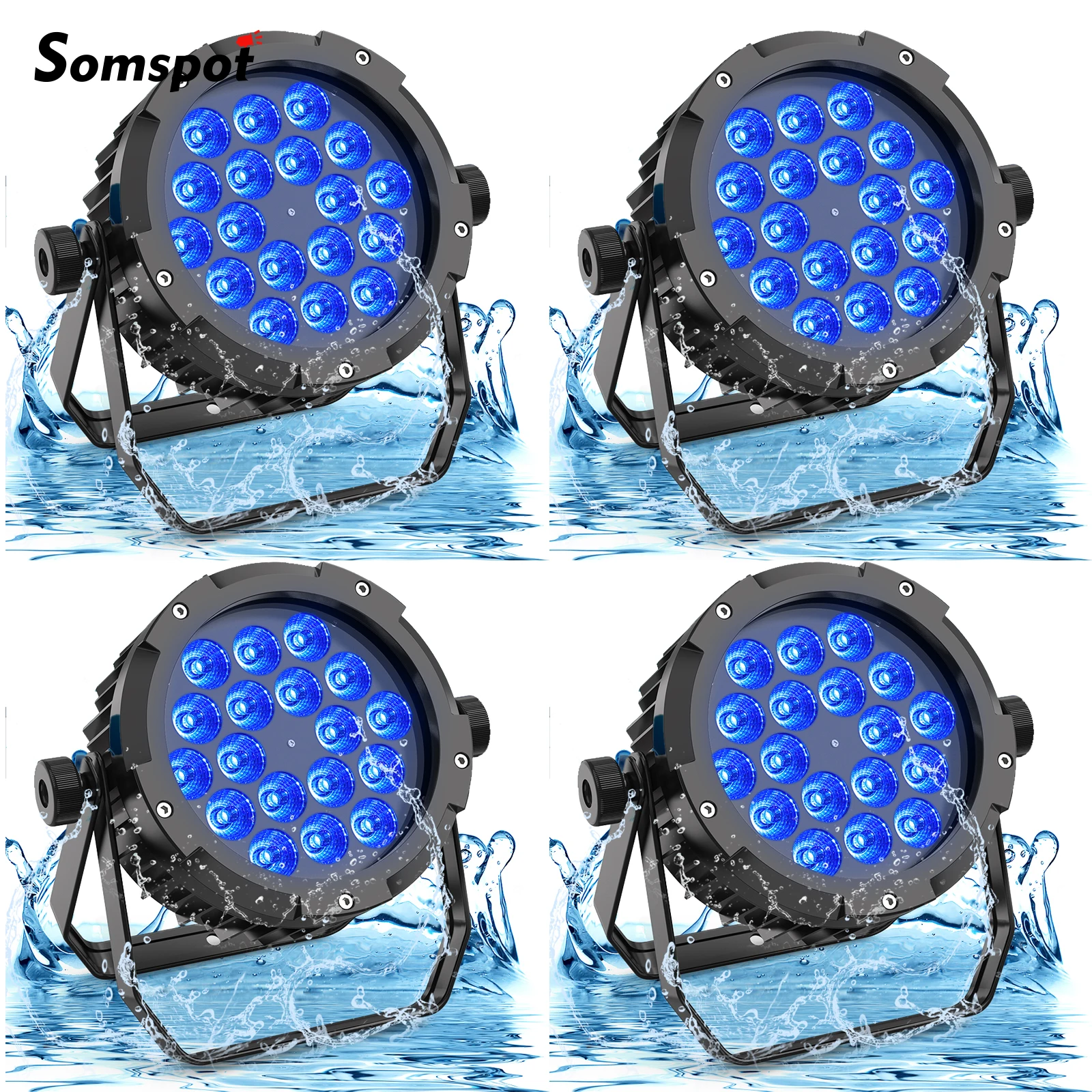 Somspot 4 шт. 18 светодиодов номинальные фонари водонепроницаемые RGBWA + УФ светодиодное освещение высокой яркости сценический эффект освещения для вечеринки, клуба, свадьбы
Somspot 4 шт. 18 светодиодов номинальные фонари водонепроницаемые RGBWA + УФ светодиодное освещение высокой яркости сценический эффект освещения для вечеринки, клуба, свадьбы