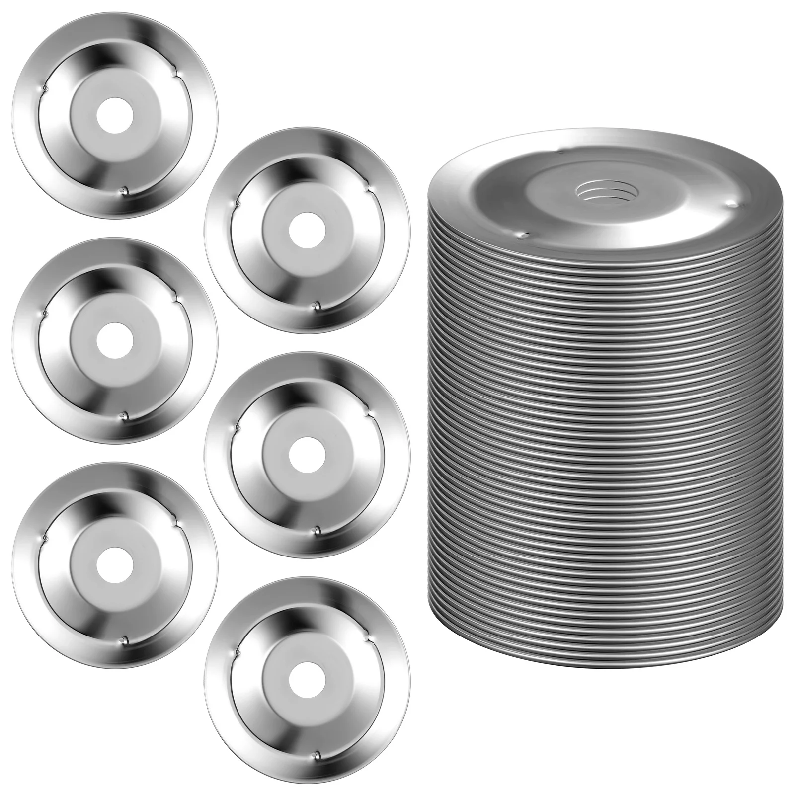 50 Pcs Drum Kit Cymbal Ring Accessories Baby Muffler Stainless Steel Tambourine Bells
50 Pcs Drum Kit Cymbal Ring Accessories Baby Muffler Stainless Steel Tambourine Bells