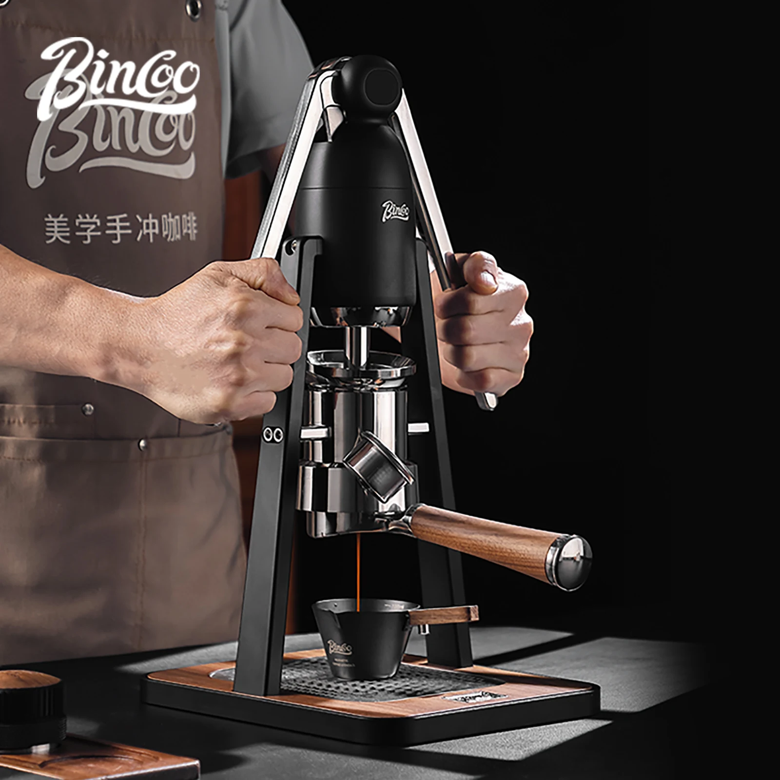 Bincoo Hand Pressed Coffee Machine Double Pull Rod Manual Italian Concentrator Extraction Small Household Semi Automatic Maker
Bincoo Hand Pressed Coffee Machine Double Pull Rod Manual Italian Concentrator Extraction Small Household Semi Automatic Maker