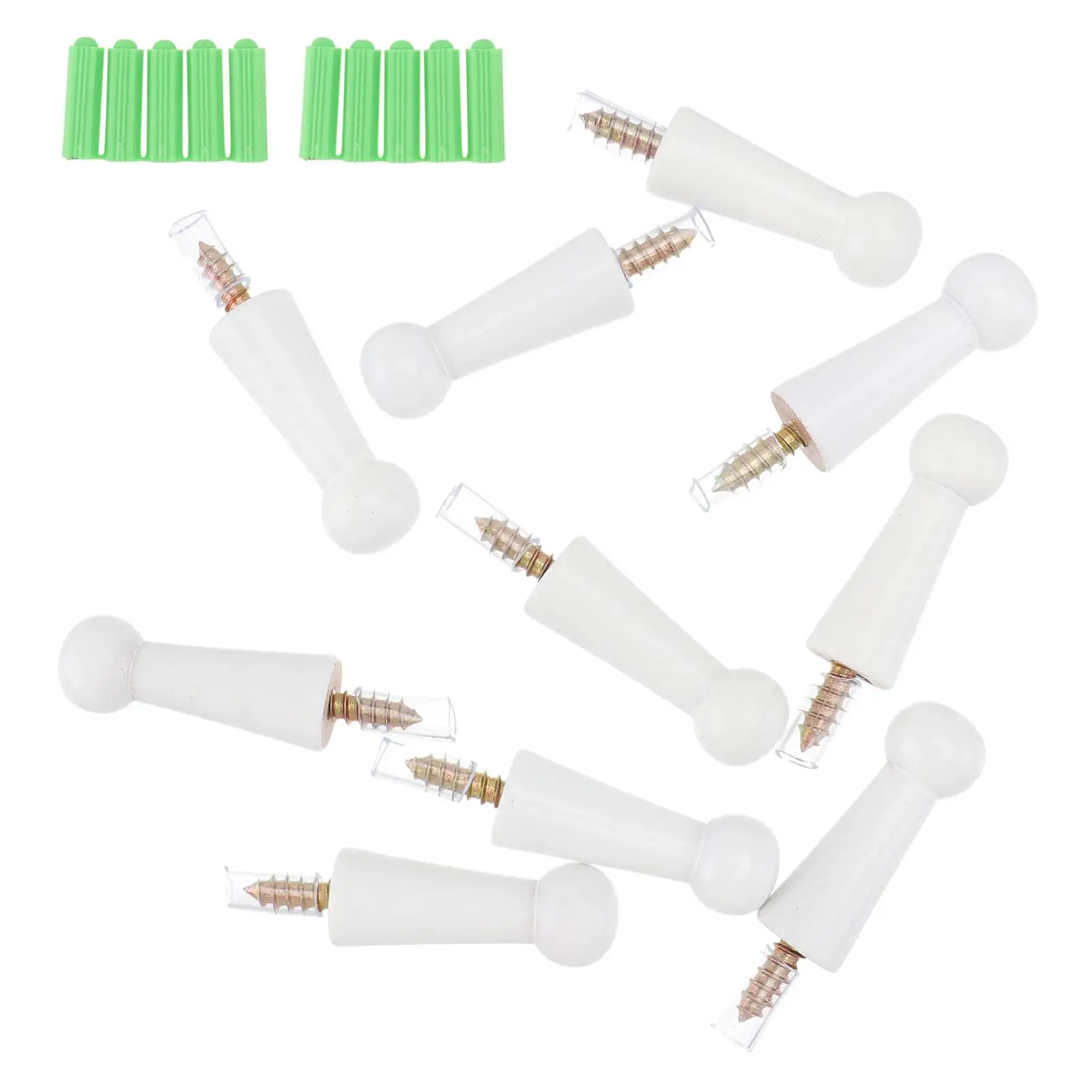 10 pcs Solid Hooks White Sturdy for Hallway Bedroom Kitchen Hanging Home Hook Coats Hats Scarf Home Hanger
10 pcs Solid Hooks White Sturdy for Hallway Bedroom Kitchen Hanging Home Hook Coats Hats Scarf Home Hanger
