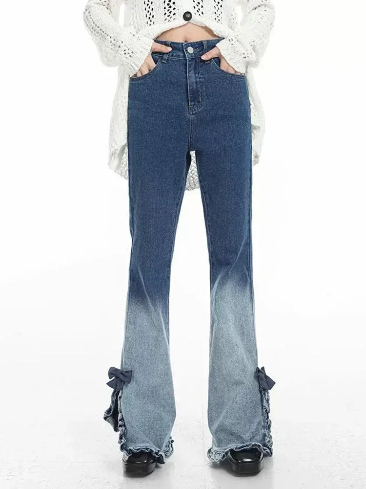 Classic High Waist Fashion Simple Full Length Women Jeans American Vintage Chicly Split Basic Gradient Color Casual Female Jeans
Classic High Waist Fashion Simple Full Length Women Jeans American Vintage Chicly Split Basic Gradient Color Casual Female Jeans