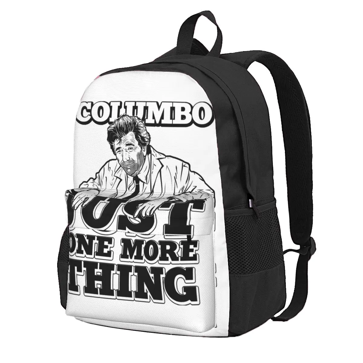 Columbo Just One More Thing Student Backpack School Bag Hiking Travel Daypack for Men Women Fashion Bookbag Shoulder Bags
Columbo Just One More Thing Student Backpack School Bag Hiking Travel Daypack for Men Women Fashion Bookbag Shoulder Bags