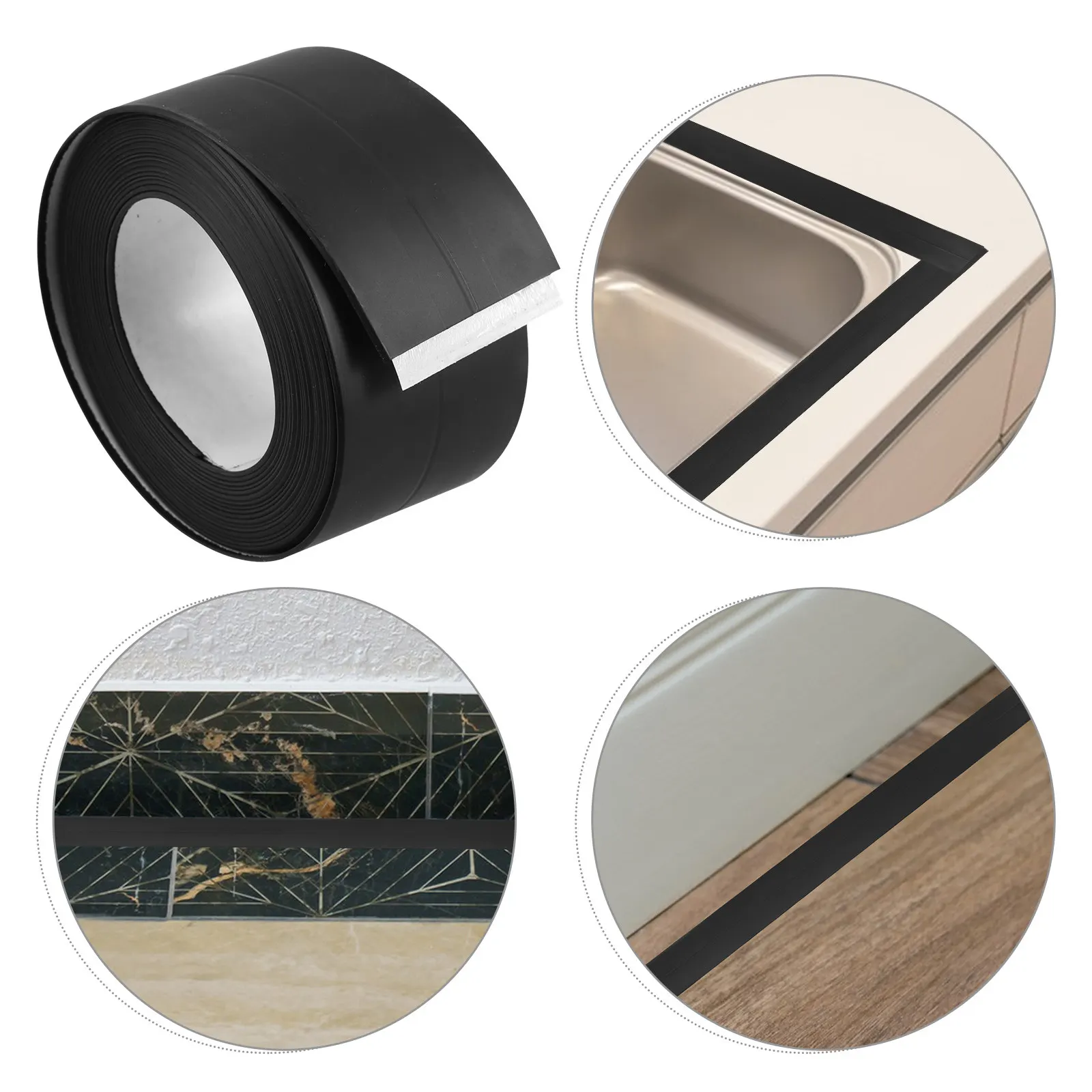 2Pcs Self-Adhesive Waterproof Seal Strip Black Caulking Tape for Kitchen Bathroom Toilet Bathtub Floor Sink Edge Protector
2Pcs Self-Adhesive Waterproof Seal Strip Black Caulking Tape for Kitchen Bathroom Toilet Bathtub Floor Sink Edge Protector
