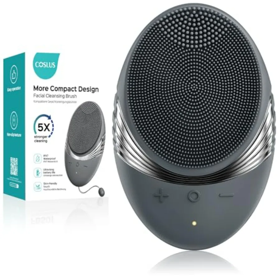 FBS01 Facial Cleansing Brush Face Scrubber: Portable Silicone Waterproof Rechargeable Face Wash Brush, 5 Cleansing Modes, Elect
FBS01 Facial Cleansing Brush Face Scrubber: Portable Silicone Waterproof Rechargeable Face Wash Brush, 5 Cleansing Modes, Elect