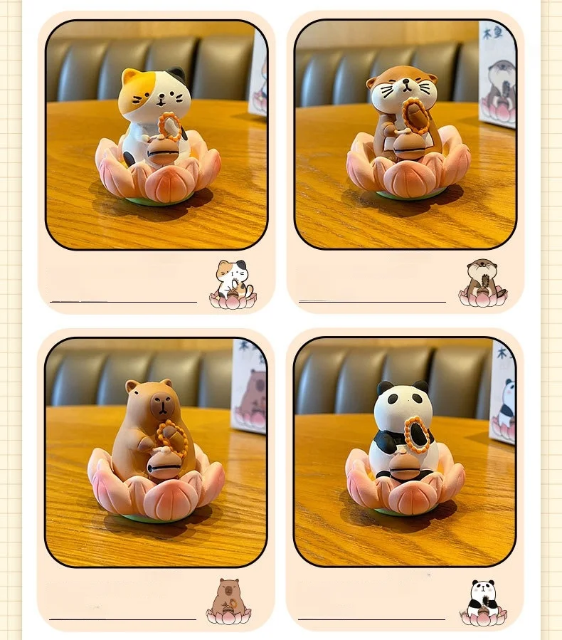 OrnamentsBuddha style Good Luck Lotus Wood Fish Pig Car Ornament Cute and Exquisite Resin Doll Desktop Wholesale Small Ornaments
OrnamentsBuddha style Good Luck Lotus Wood Fish Pig Car Ornament Cute and Exquisite Resin Doll Desktop Wholesale Small Ornaments