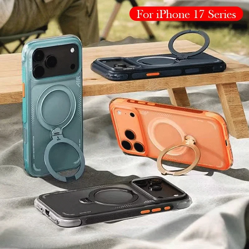 Брендовый чехол-накладка с подставкой для iPhone 17 Pro Max
Брендовый чехол-накладка с подставкой для iPhone 17 Pro Max