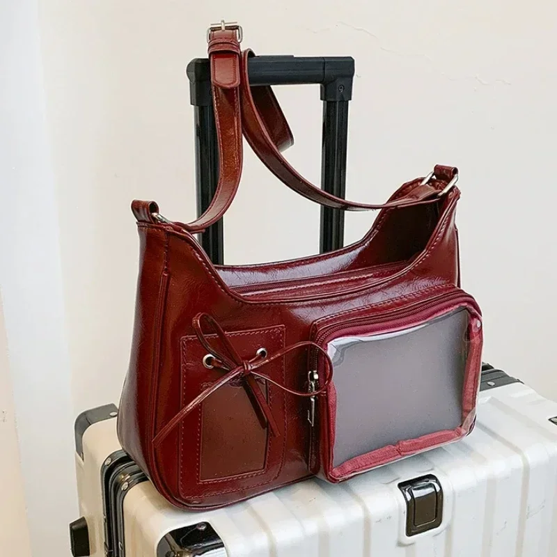Korean Transparent Ita Bag JK Harajuku Large Capacity Crossbody Bag For Women Girl Shoulder Bag Y2k Kawaii Handbag Bolso Mujer
Korean Transparent Ita Bag JK Harajuku Large Capacity Crossbody Bag For Women Girl Shoulder Bag Y2k Kawaii Handbag Bolso Mujer