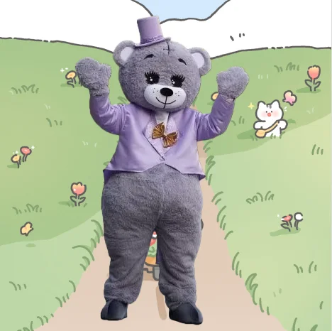 Костюм талисмана фиолетового медведя, милый мультяшный кролик, дизайн заяка, прогулочный костюм для взрослых на Хэллоуин, Рождество и необычные вечеринки
Костюм талисмана фиолетового медведя, милый мультяшный кролик, дизайн заяка, прогулочный костюм для взрослых на Хэллоуин, Рождество и необычные вечеринки